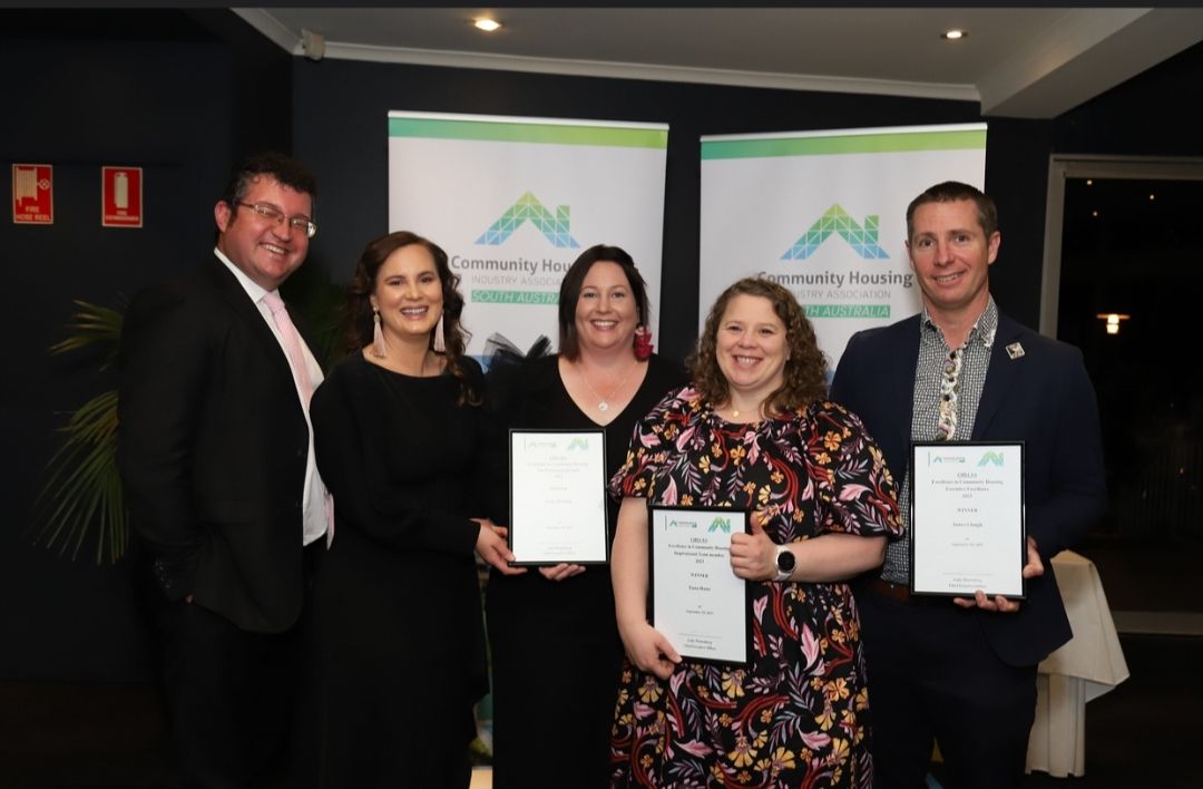 Community housing celebrated at the  2023 CHIA SA Excellence Awards